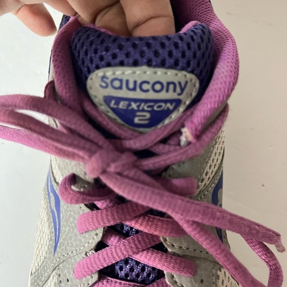 Saucony Women’s Lexicon 2 Running Shoes Gray Purple Size 7.5 Athletic Sneakers - Picture 2 of 14